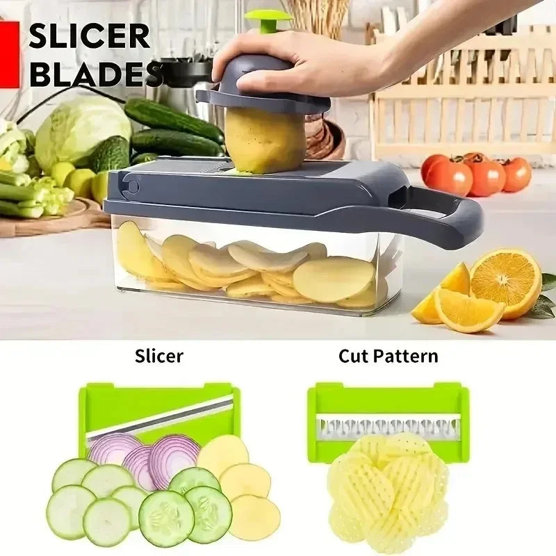 The Ultimate Time-Saving Vegetable Chopper – Chop, Slice & Dice Effortlessly!