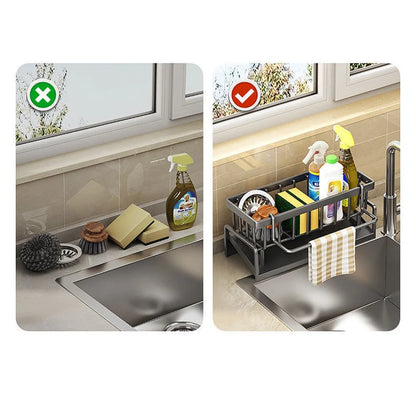 The Ultimate Sink Organizer – Keep Your Kitchen Clean & Clutter-Free!