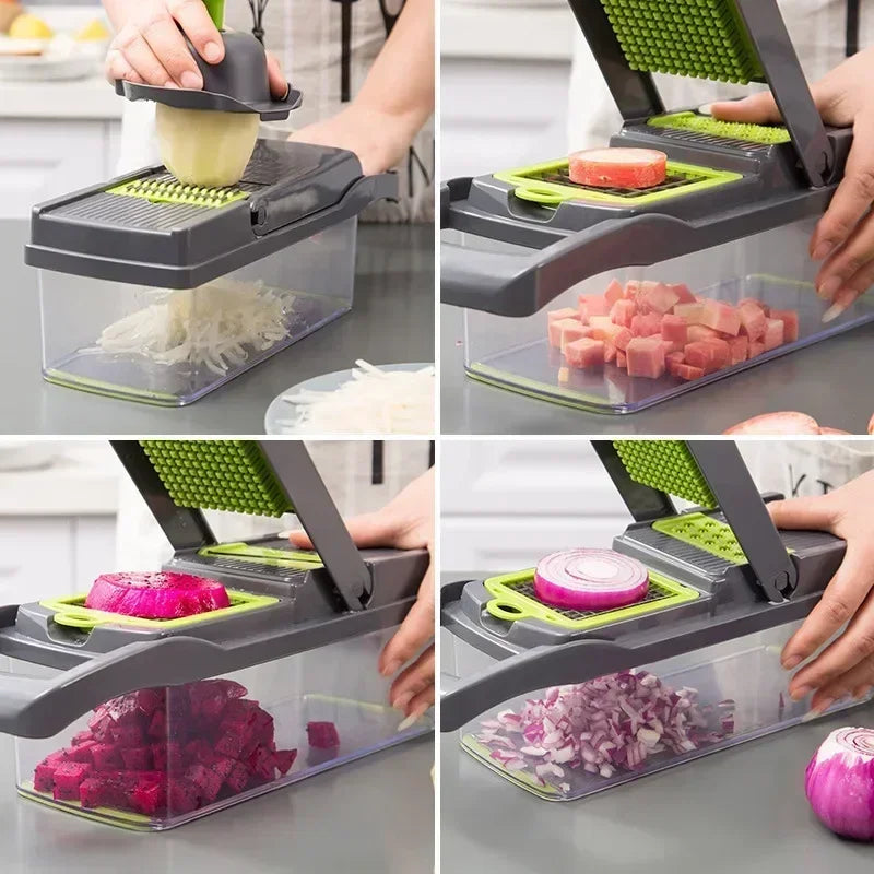 The Ultimate Time-Saving Vegetable Chopper – Chop, Slice & Dice Effortlessly!