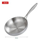 Premium 304 Stainless Steel Frying Pan – Nonstick & Built for Precision Cooking!