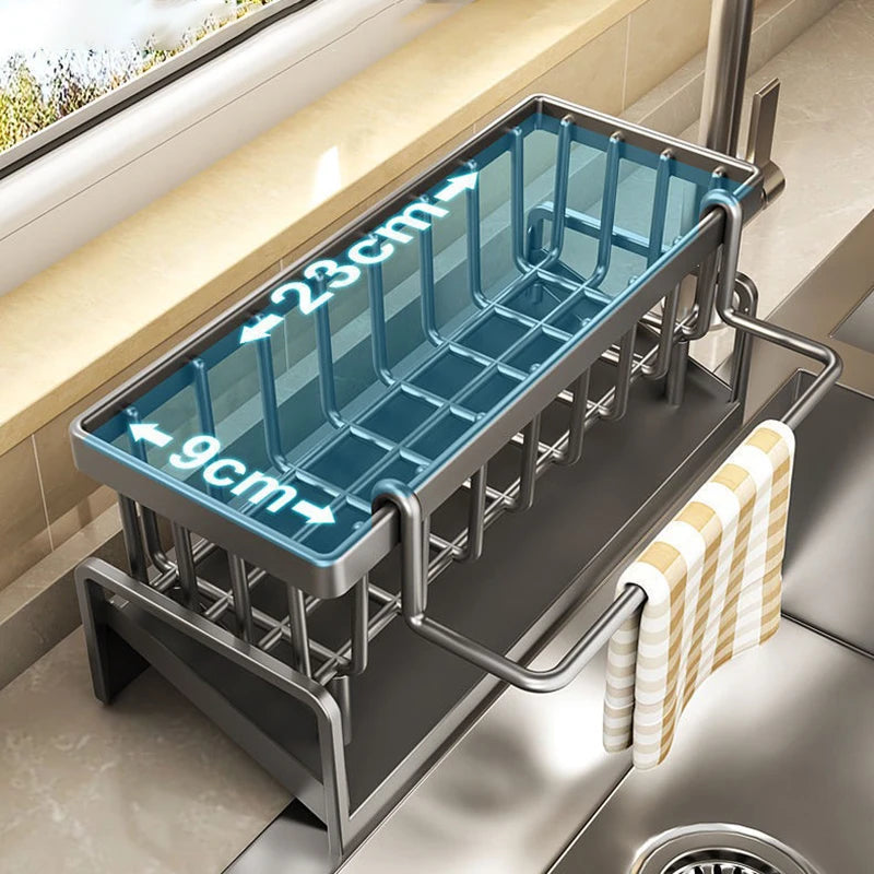 The Ultimate Sink Organizer – Keep Your Kitchen Clean & Clutter-Free!