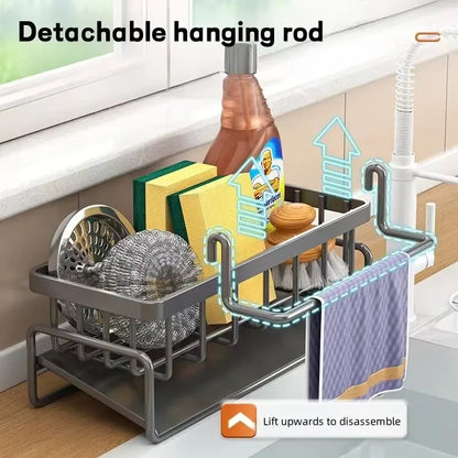 The Ultimate Sink Organizer – Keep Your Kitchen Clean & Clutter-Free!